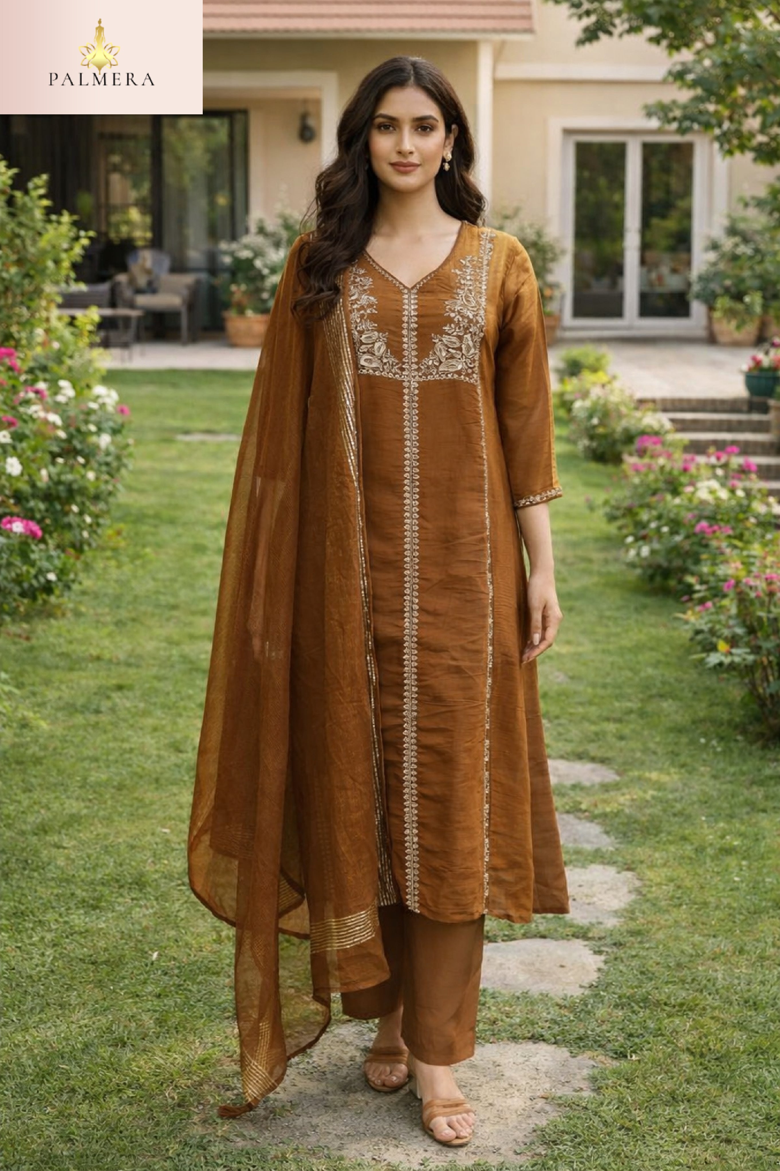 Elegant Designer Palmera Kurti Set for Women | MIK-366C