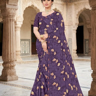 Contemporary Printed Saree with Blouse Piece for Premium Wear | GLC-SUHANA