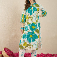 Designer Premium Ethnic Kurti Set for Women | INDO-KS0WH11849