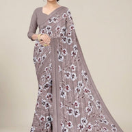 Classic Printed Saree without Blouse for Timeless Traditional Style | CAS-SMART SILK
