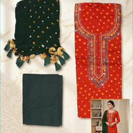 Premium Designer Unstitched Suit Set | CHN-CBAJ-10