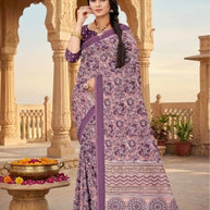 Designer Printed Saree without Blouse for Special Occasions | GLC-DIL LAGGI