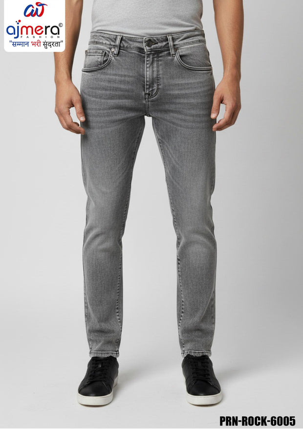 Premium Men's Designer Jeans for Casual & Everyday Wear | PRN-ROCK-6005