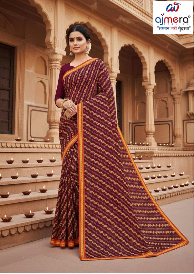 Lycra Designer Dyed Matching Saree without Blouse for Premium Ethnic and Traditional Wear | JP-DHURANDHAR
