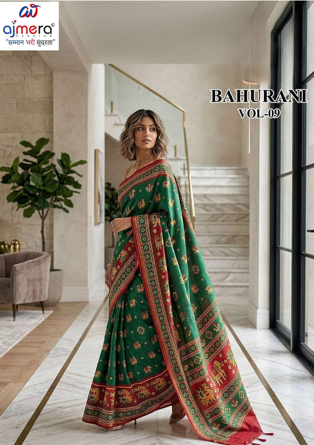 Beautiful Printed Saree with Blouse Piece for Cultural Celebrations | RMF-BAHURANI VOL-9