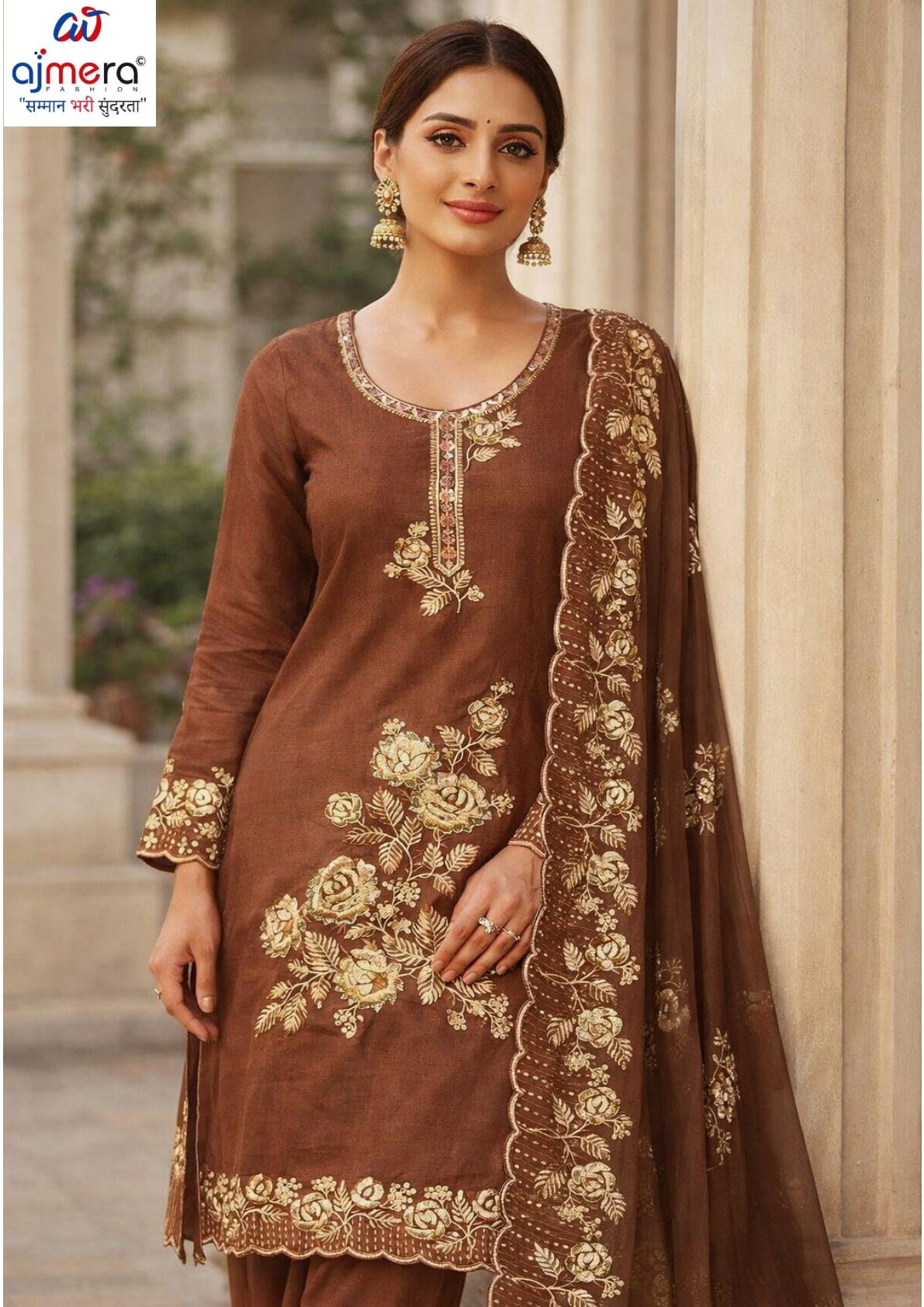 Premium Viscose Unstitched Suit Set | AAR-HEENA