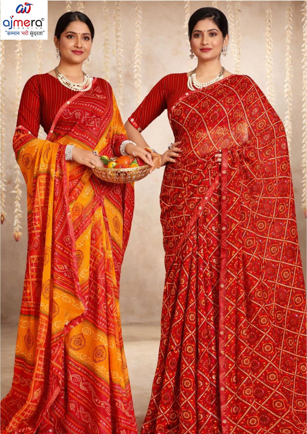 Premium Printed Saree with Matching Blouse Piece for Ethnic Elegance  | SYF-MYSHA VOL-05