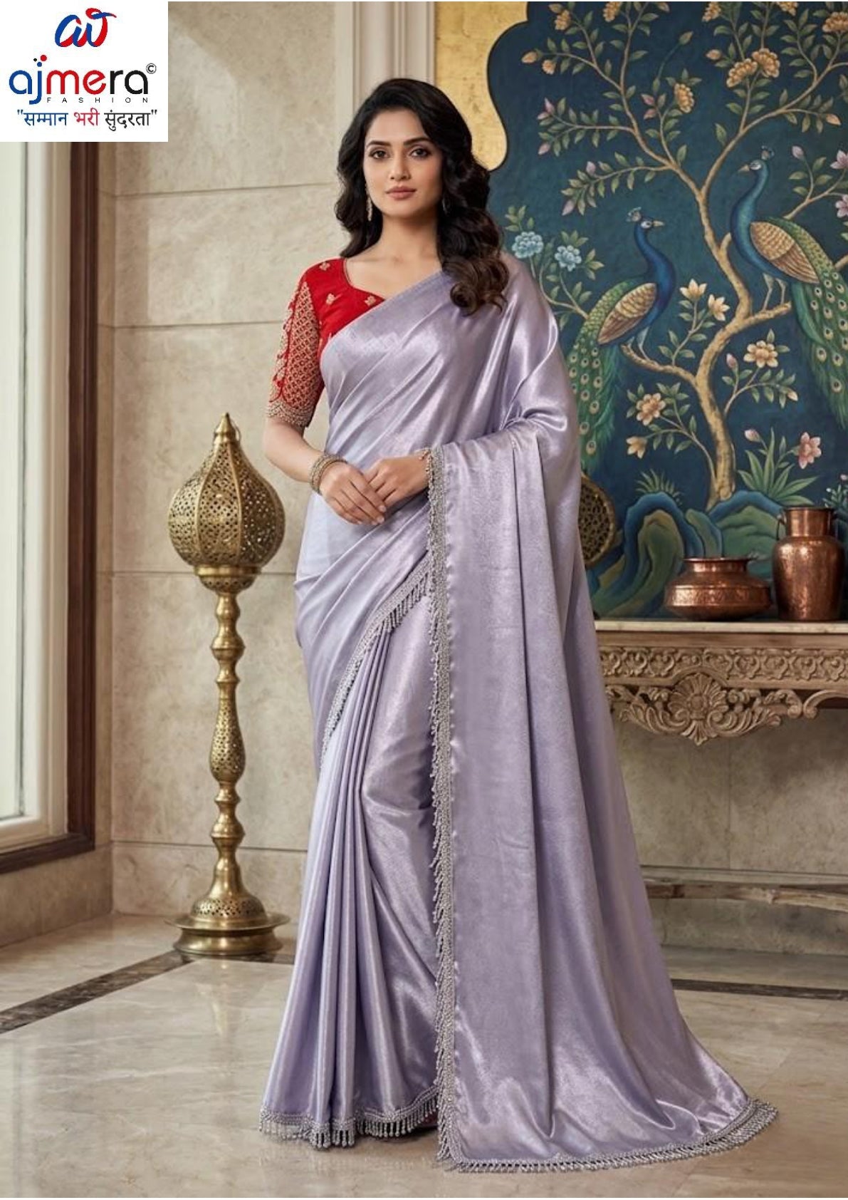 Jacquard Fancy Dyed Matching Saree with Blouse Piece for Premium Ethnic and Traditional Wear | RLL-RIDHIMA SILK-1