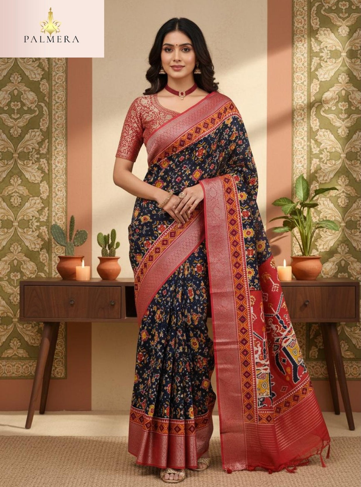 Adhira Dola Saree with Blouse for Premium Wedding and Ethnic Wear | ALL-ADHIRA-219