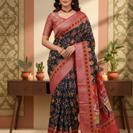 Adhira Dola Saree with Blouse for Premium Wedding and Ethnic Wear | ALL-ADHIRA-219