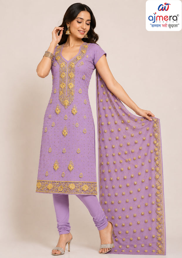 Premium Jaam Unstitched Suit Set | RPY-CHARGER-2
