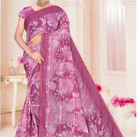 Designer Printed Saree with Blouse Piece for Special Occasions  | SNR-PATRIKA