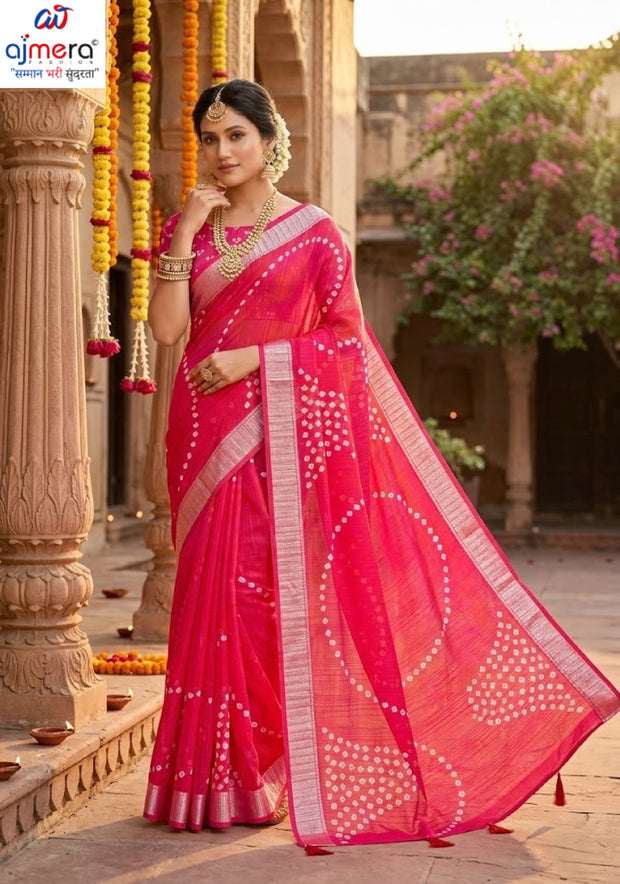 Exclusive Printed Saree with Blouse Piece for Elegant Ethnic Look  | RDD-HIMANI