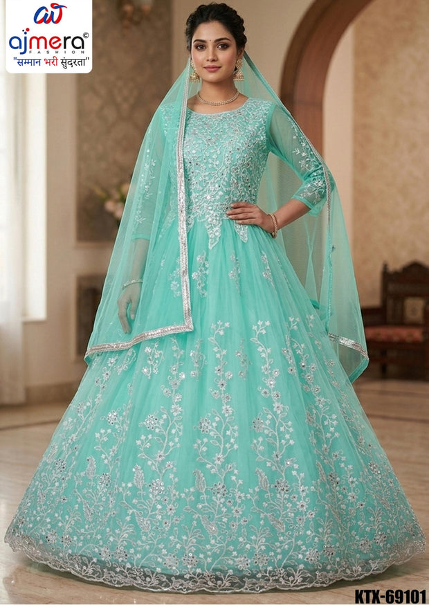 Designer Net Gown for Women | KTX-69101