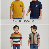 Wholesale Kids Cotton T-Shirt | SCE-KIDS HALF SLEEVE-18X36