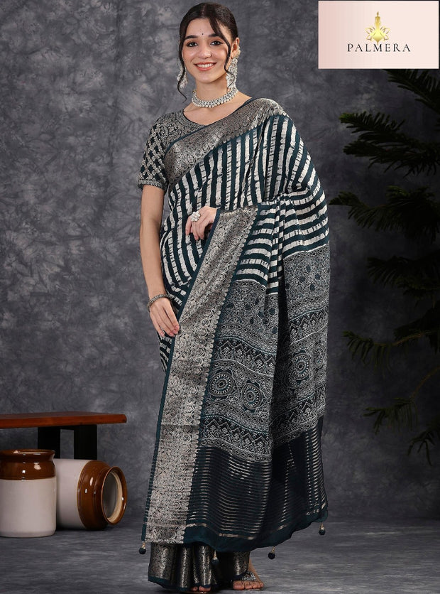 Adhira Dola Saree with Blouse for Premium Ethnic and Wedding Wear | ALL-ADHIRA-183