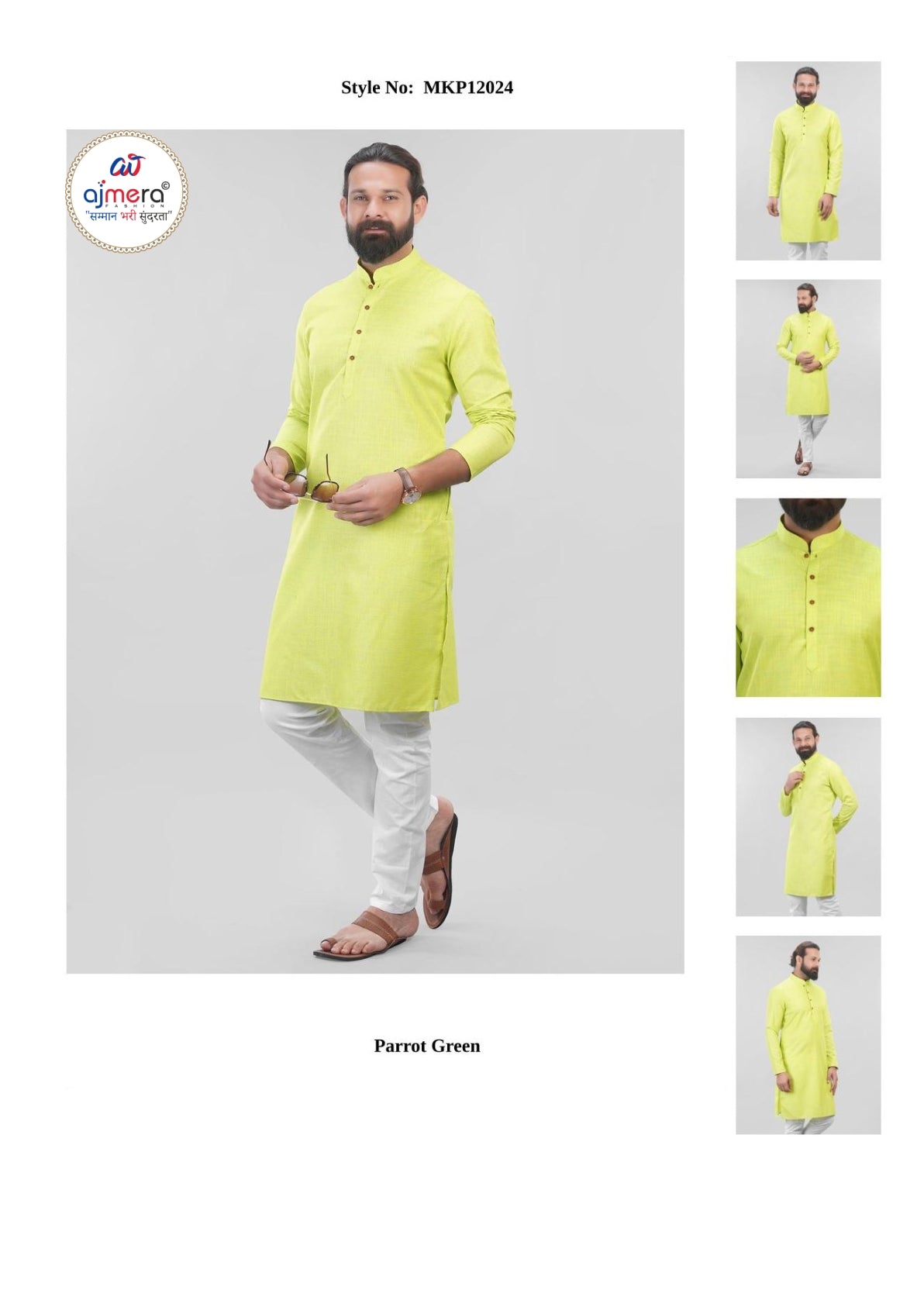 Premium Men's Kurta & Payjama for Wedding & Festive Wear | SNA-MKP12024