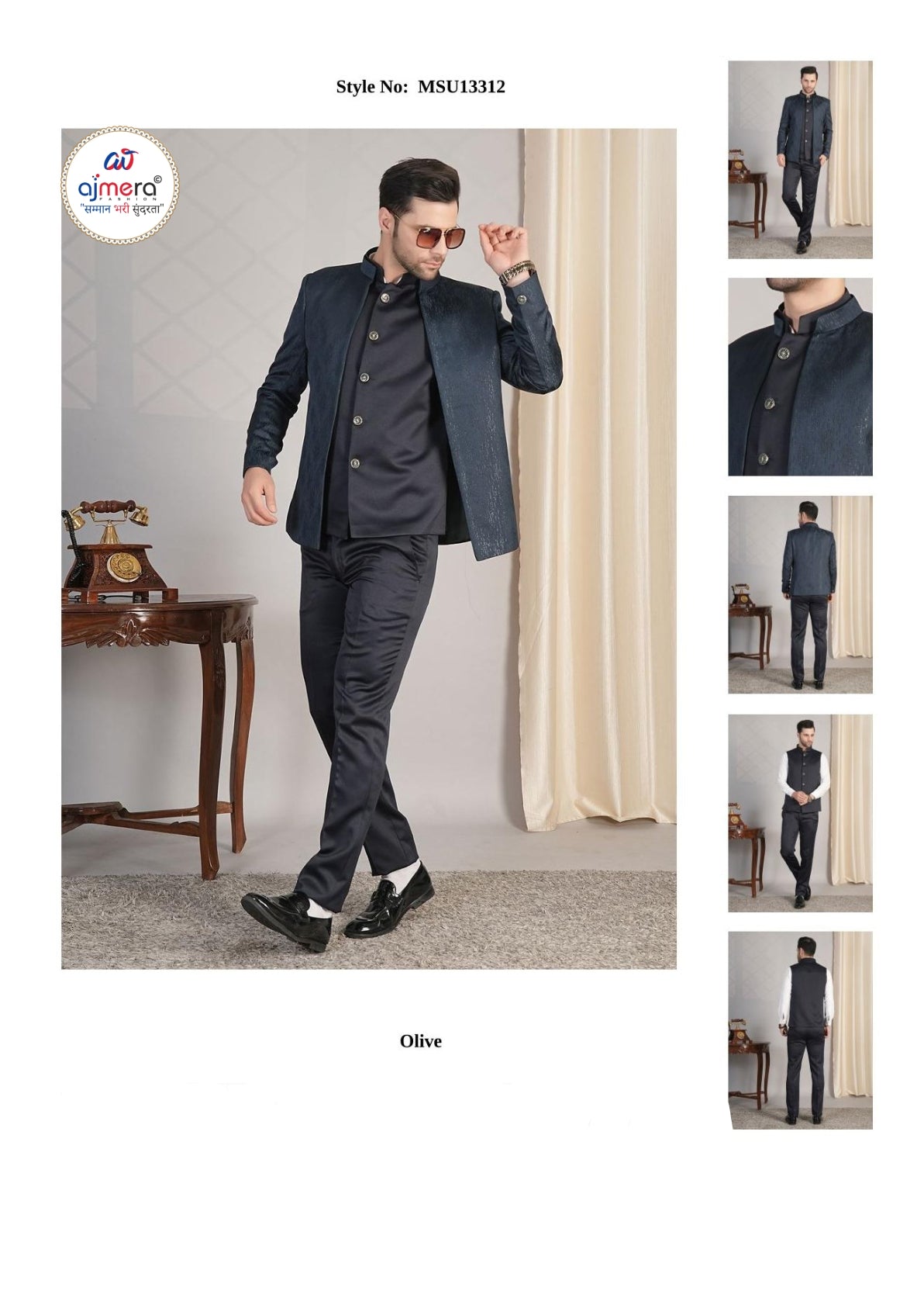 Mens Suit Exporter for Retailers | SNA-MSU13312