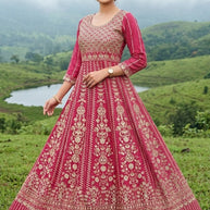 Designer Georgette Gown for Women | KTX-4743-XL