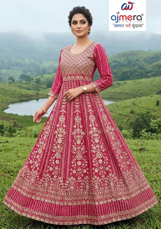 Designer Georgette Gown for Women | KTX-4743-XL