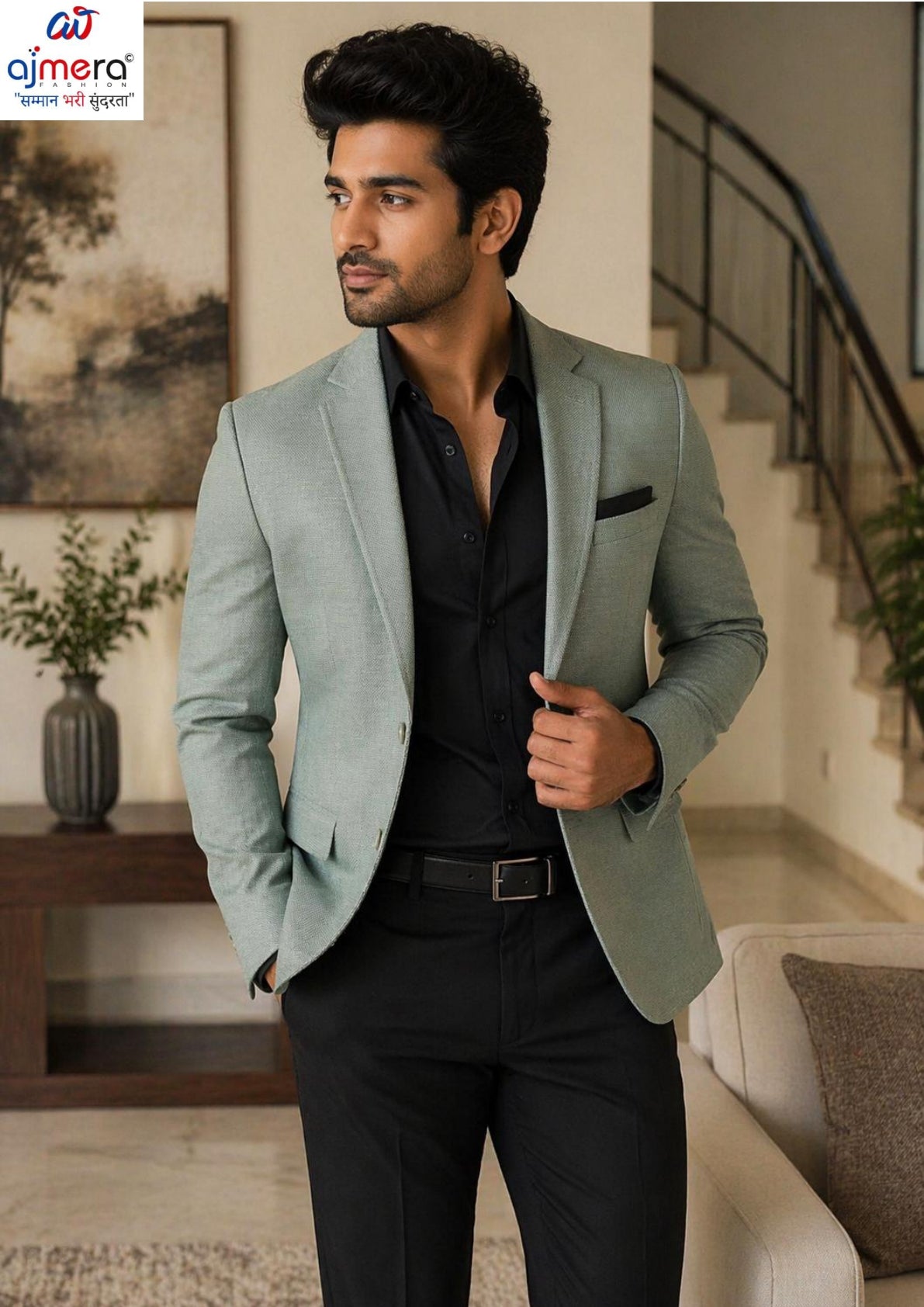 Premium Men’s Formal Blazer for Business & Party Wear | SNA-MBC12567
