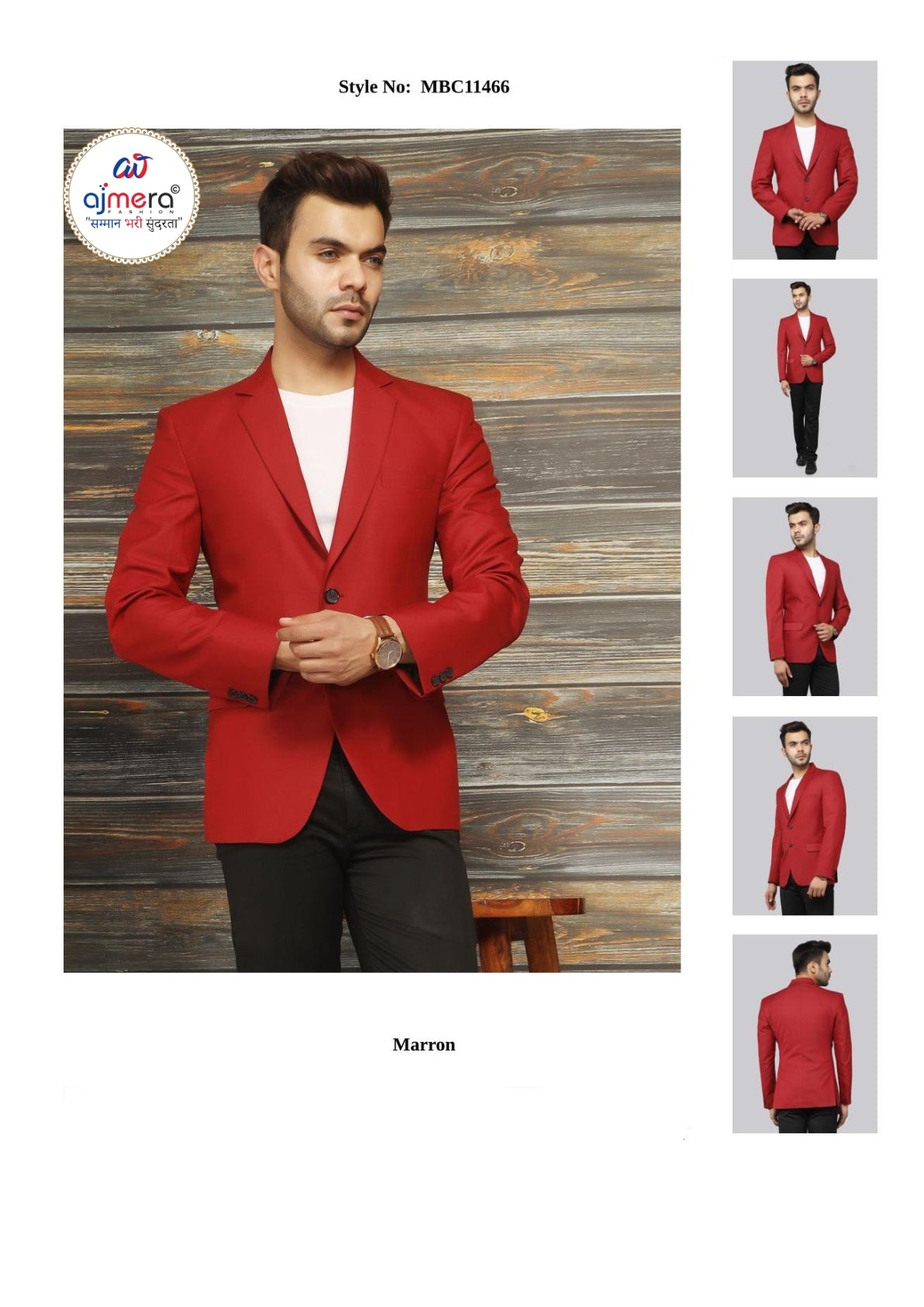 Premium Men’s Formal Blazer for Business & Party Wear | SNA-MBC11466