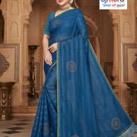 Dyed Matching Saree Collection with Blouse Piece for Premium Ethnic and Traditional Wear | SPB-EASY