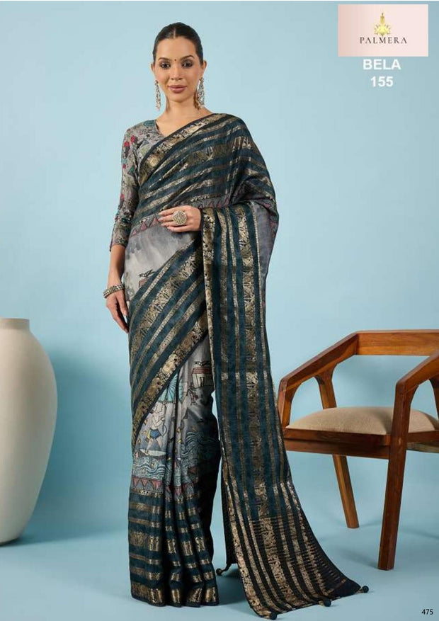 Bela Viscose Saree with Blouse for Premium Ethnic and Designer Wear | ALL-BELA-155