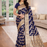 Rich Jacquard Silk Saree with Blouse Piece for Sophisticated Ethnic Style | TUL-CLEAR SILK VOL-04
