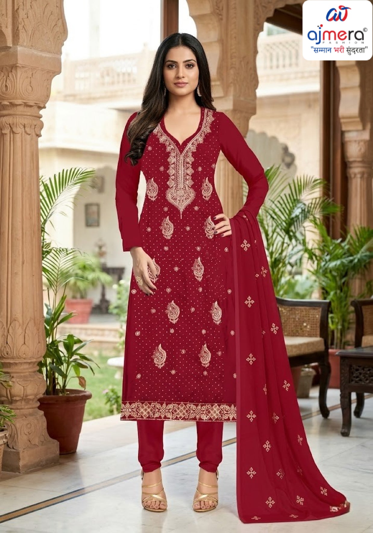 Cotton Unstitched Suit Collection for Apparel Wholesalers | MJI-NAZNEEN