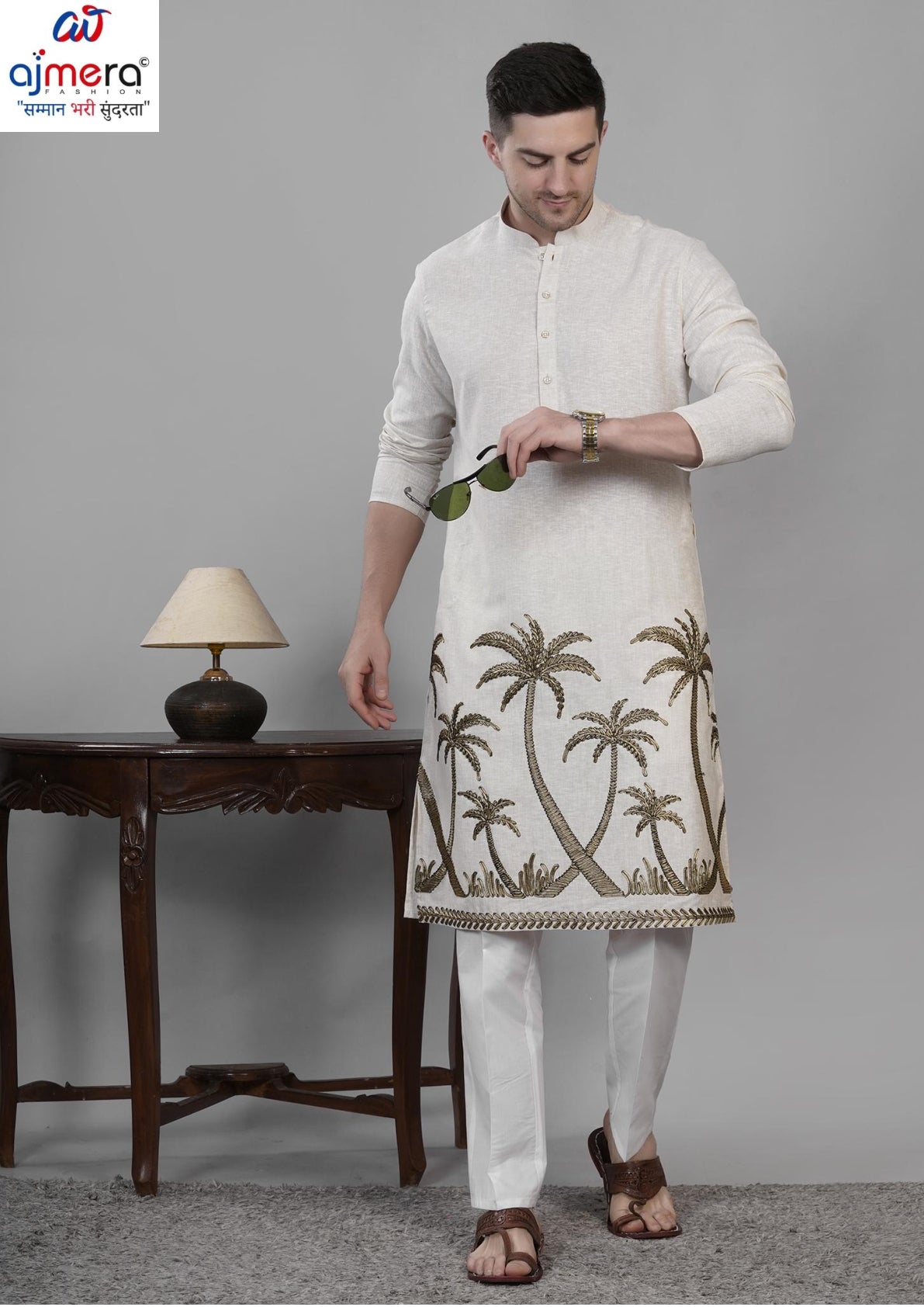 Premium Men's Kurta & Payjama for Wedding & Festive Wear | SNA-MKP12794