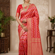 Party Elegance Jacquard Silk Saree With Blouse Piece | SPP-RICH LUME