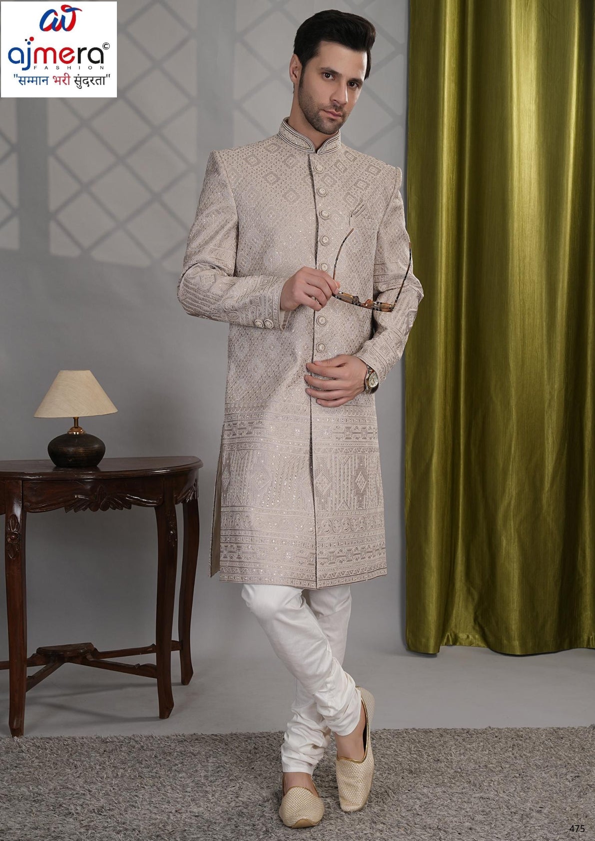 Mens Sherwani Wholesaler for Retailers | SNA-MSW11081