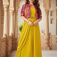 Designer Georgette Gown for Women | PNC-2255