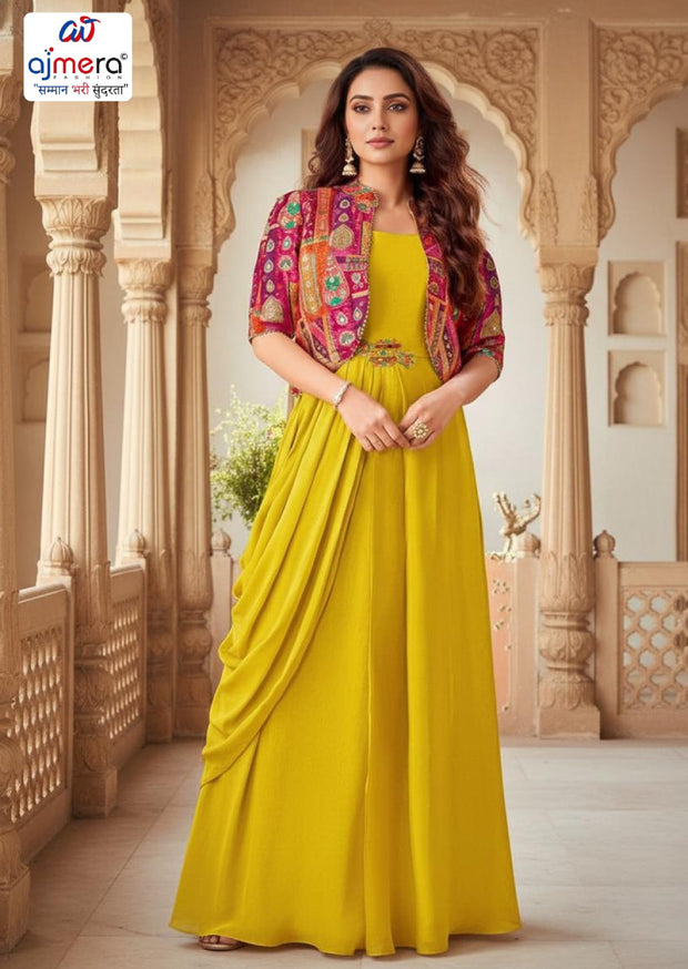 Designer Georgette Gown for Women | PNC-2255
