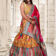 Best Satin Lehenga Manufacturer in India | VPF-3158