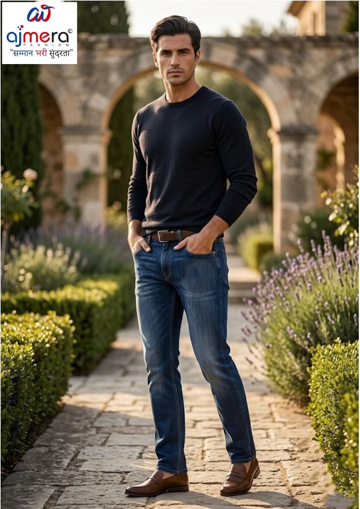 Mens Jeans Manufacturer India | LGS-STATE SPRAY SLUB