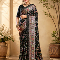 Premium Printed Saree with Matching Blouse Piece for Ethnic Elegance  | RDD-AVISHA VOL-02