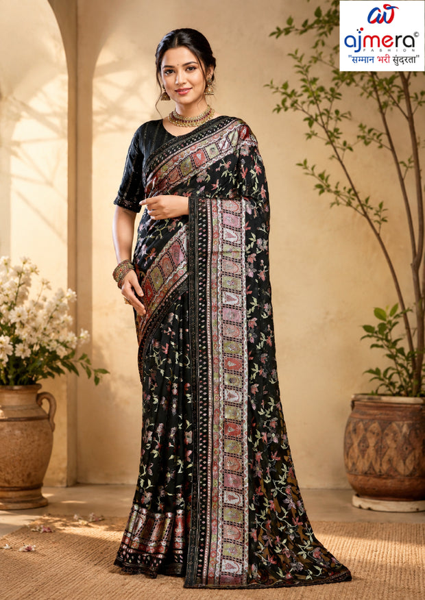 Premium Printed Saree with Matching Blouse Piece for Ethnic Elegance  | RDD-AVISHA VOL-02