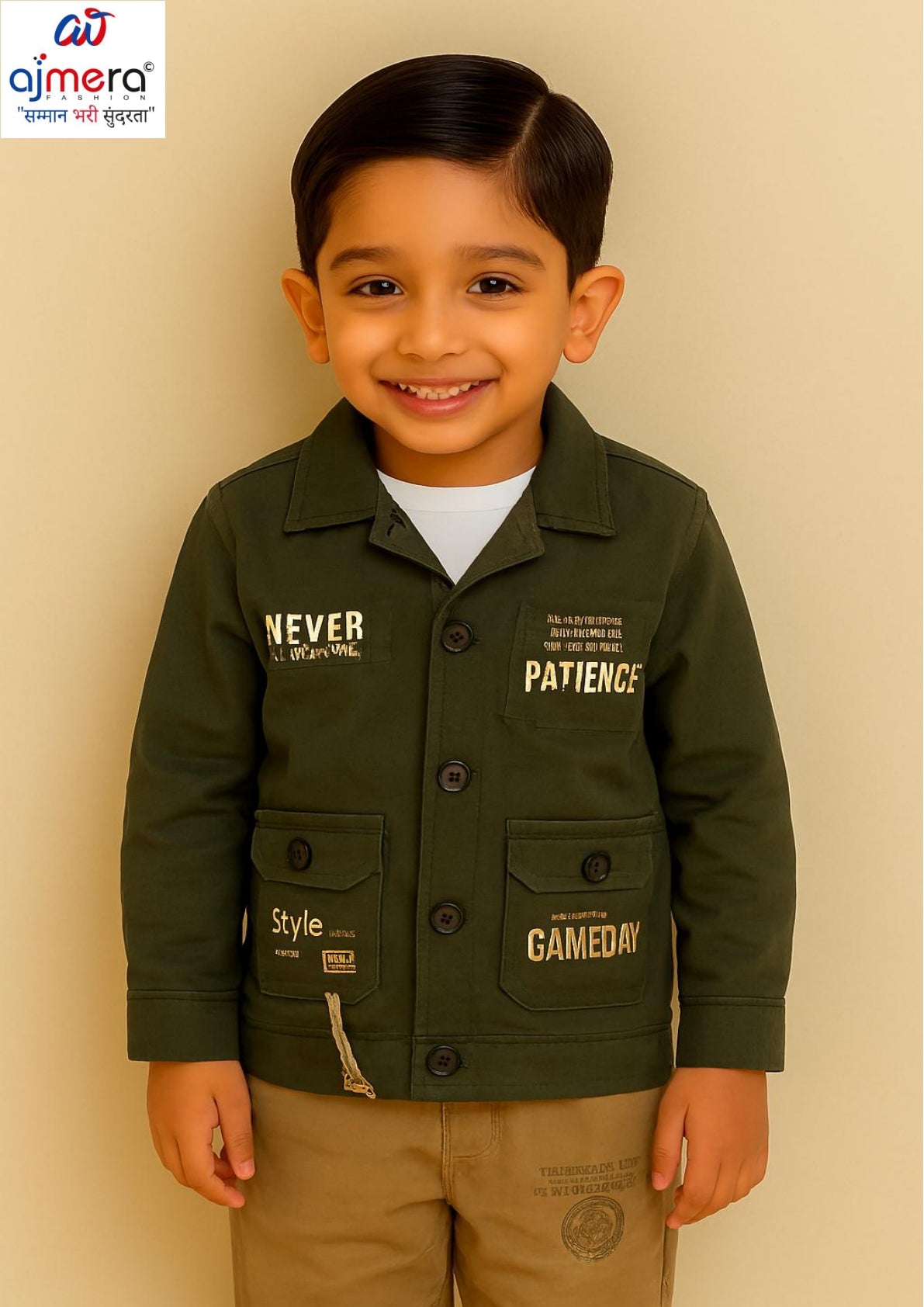 Wholesale Boys Jacket T-Shirt Pant Set | JDW-1723