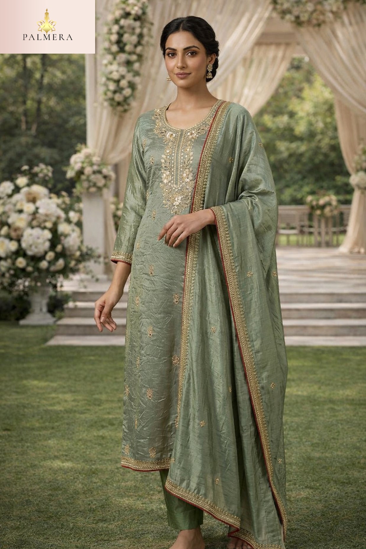 Elegant Designer Palmera Kurti Set for Women | MSA-9294