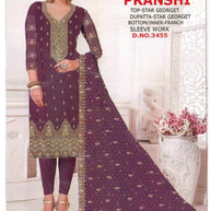 Designer Georgette Unstitched Dress Material | PCH-PRANSHI