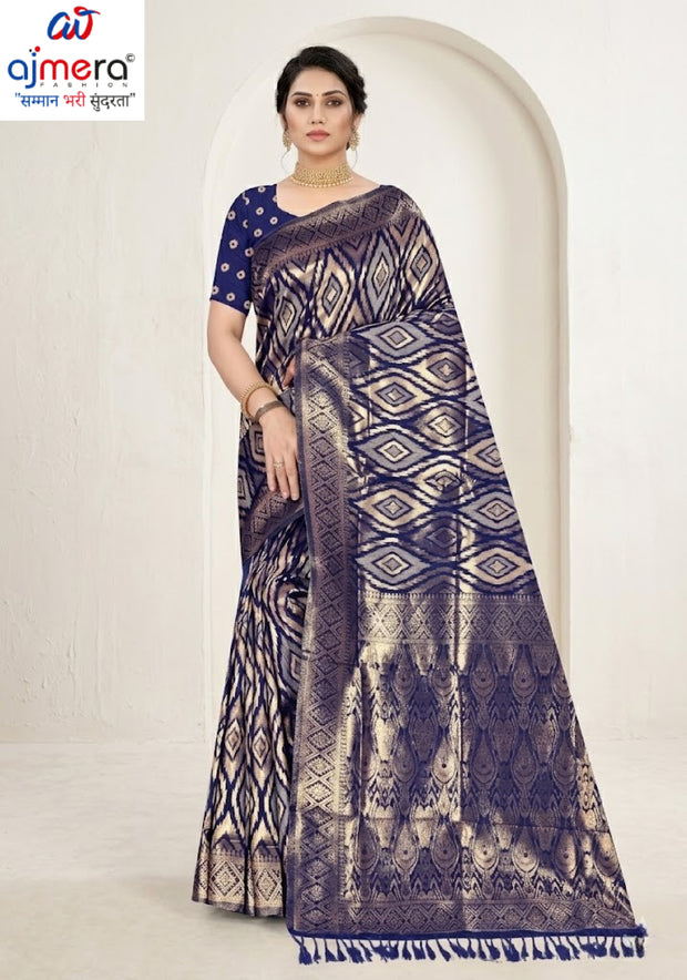 Graceful Jacquard Silk Saree with Blouse Piece for Timeless Ethnic Fashion | TUL-ROMA COTTON VOL-02