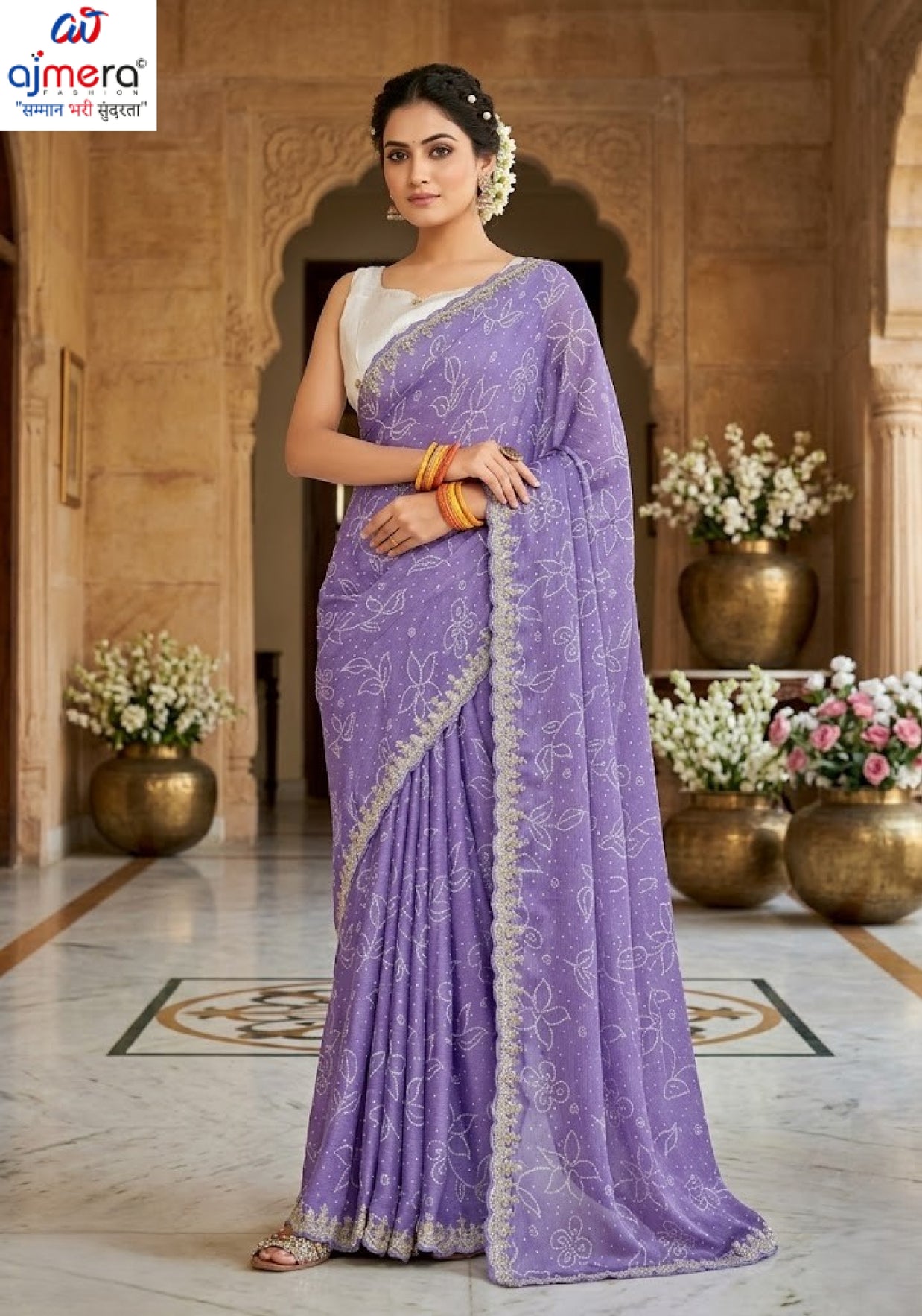 Elegant Printed Saree with Designer Blouse Piece for Festive Wear | RDD-SIGNATURE