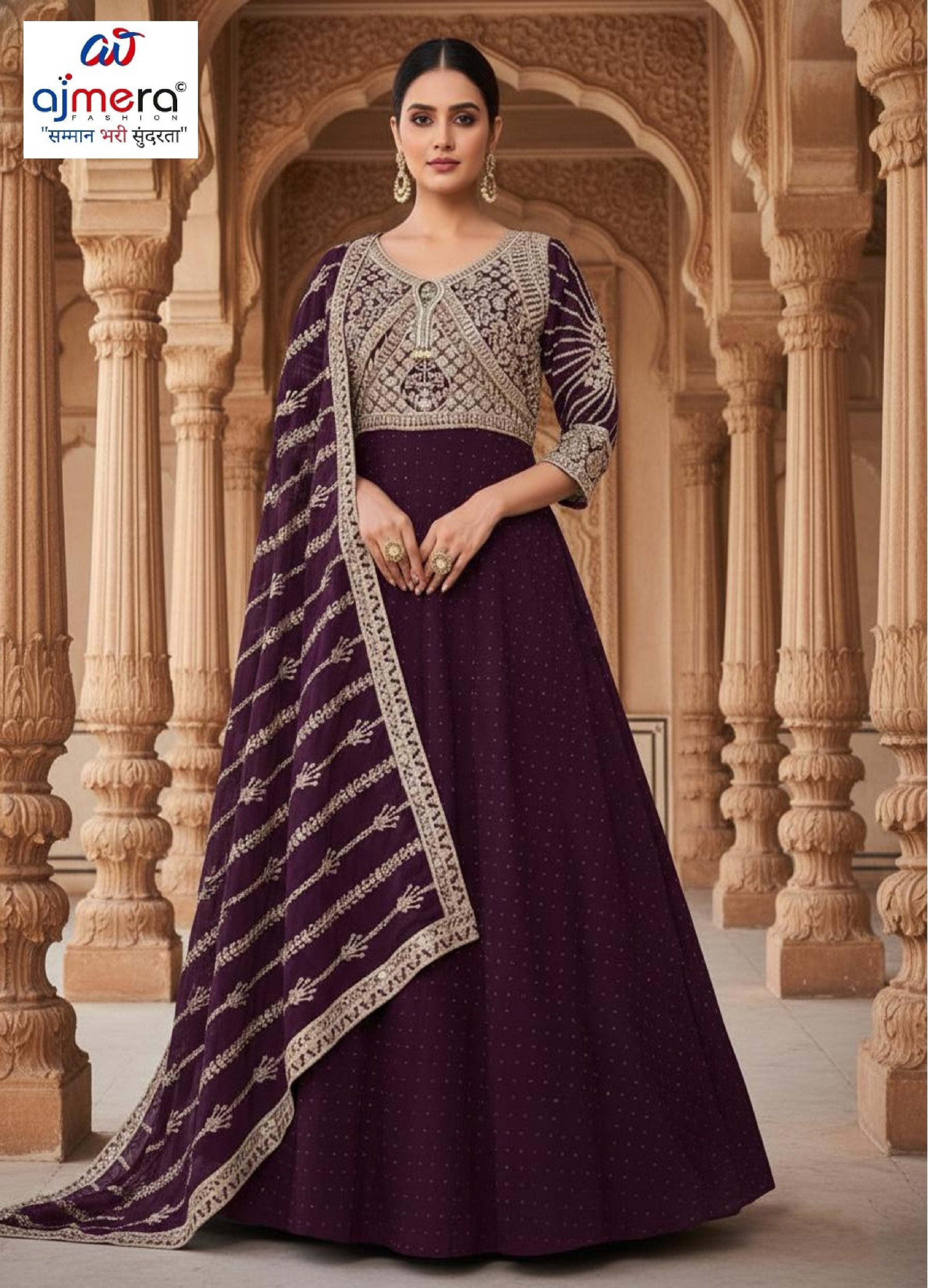 Designer Georgette Gown for Women | KTX-ZEENAT-603-L