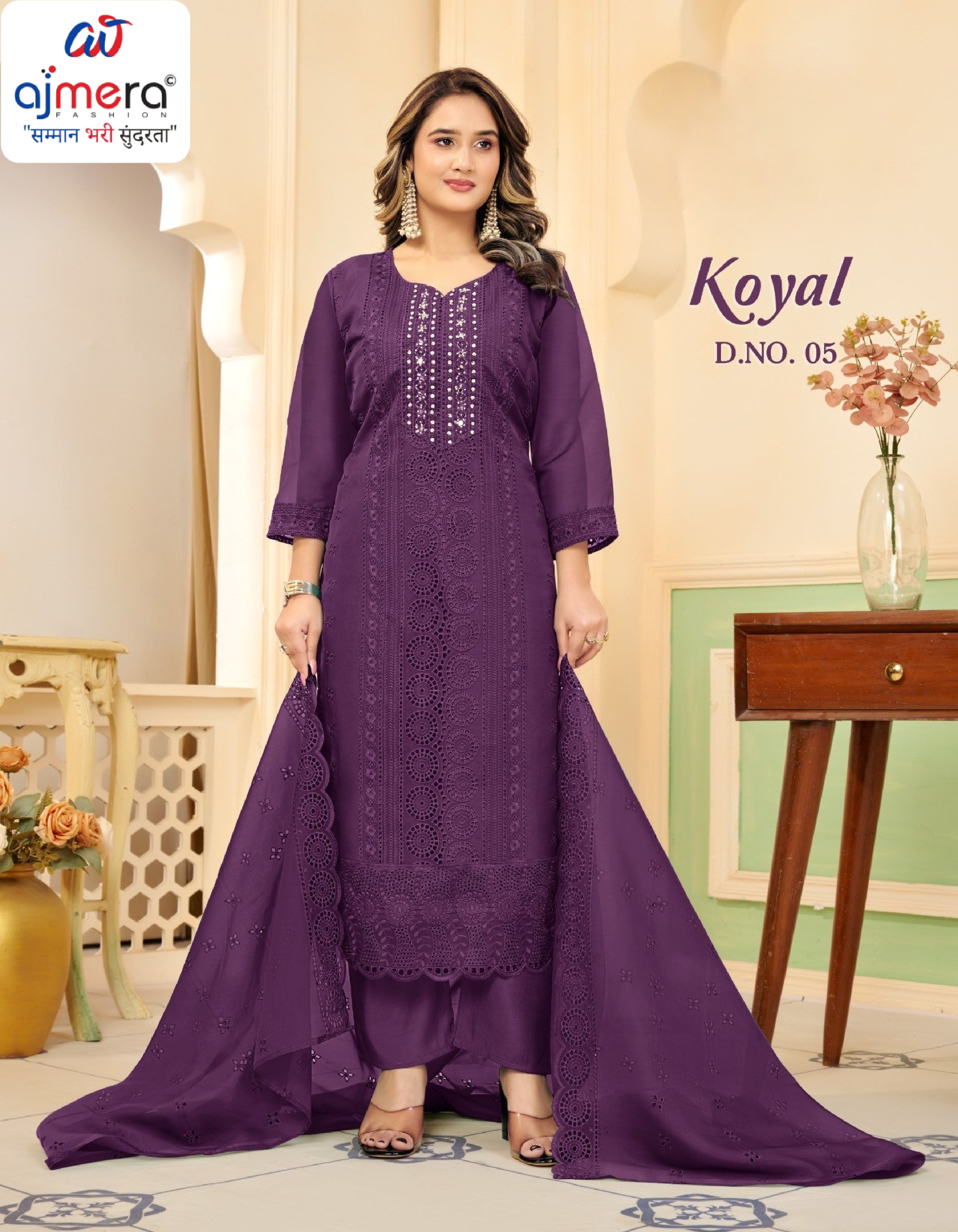 Designer Plus Size Ethnic Kurti Set for Women | TNC-KOYAL