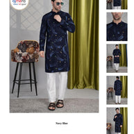 Premium Men's Kurta & Payjama for Wedding & Festive Wear | SNA-MKP12585