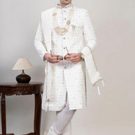 Mens Sherwani Manufacturer for Retailers | SNA-MSW11287