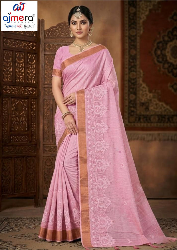 Designer Jacquard Silk Saree with Blouse Piece for Traditional Occasions | MTE-25353