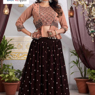 Elegant Georgette Designer Party Wear Gown for Women | SHP-SHREYA